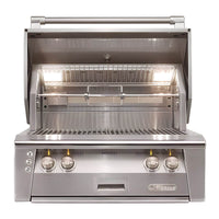 Alfresco ALXE 30-Inch Built-In Grill With Sear Zone And Rotisserie - ALXE-30SZ