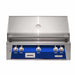 Alfresco ALXE 36-Inch Built-In Gas Grill With Rotisserie With Marine Armour | Ultramarine Blue