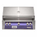 Alfresco ALXE 36-Inch Built-In Gas Grill With Sear Zone And Rotisserie | Blue Lilac