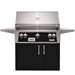 Alfresco ALXE 36-Inch Freestanding Gas Grill With Rotisserie | Jet Gloss Black