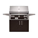 Alfresco ALXE 36-Inch Freestanding Gas Grill With Rotisserie | Matte Black