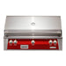 Alfresco ALXE 42-Inch Built-In Gas Grill With Rotisserie | Carmine Red
