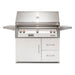 Alfresco ALXE 42-Inch Gas Grill on Refrigerated Cart | Gloss White