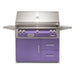Alfresco ALXE 42-Inch Gas Grill on Refrigerated Cart | Lilac Blue