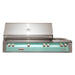 Alfresco ALXE 56-Inch Built-In Deluxe Grill With Rotisserie And Side Burner - ALXE-56 | Light Green 