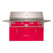 Alfresco Grills ALXE Alfresco ALXE 56-Inch Freestanding Gas All Grill With Sear Zone And Rotisserie | Raspberry Red