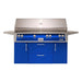 Alfresco ALXE 56-Inch Freestanding Natural Gas All Grill With Sear Zone And Rotisserie | Ultramarine Blue