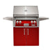 Alfresco ALXE 30-Inch Freestanding Gas Grill with Rotisserie | Carmine Red