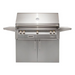 Alfresco ALXE 42-Inch Freestanding Gas Grill With Sear Zone And Rotisserie | Signal Gray