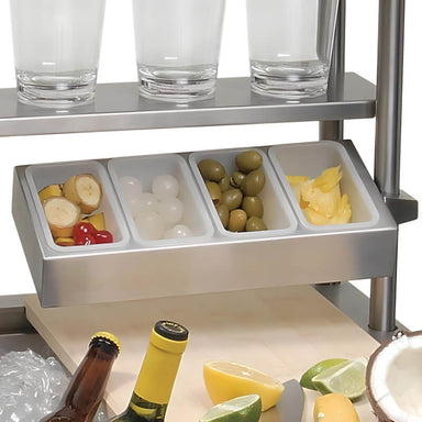 Alfresco Condiment Tray For 30-Inch Main Sink System | 4 Removable Garnish Tray