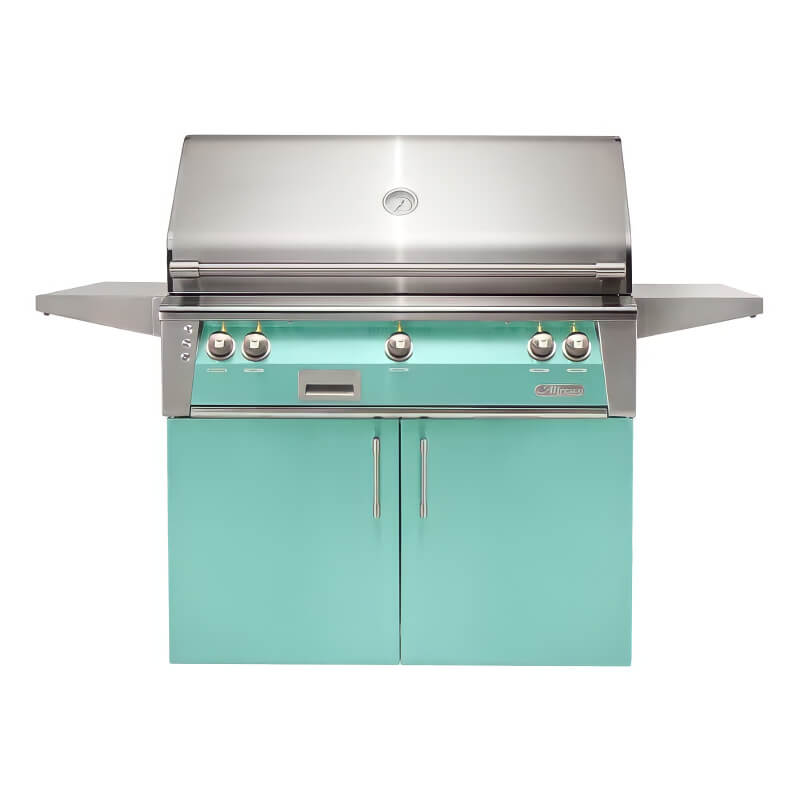 Alfresco Grills ALXE-42C-S6027 Alfresco ALXE 42-Inch Grill With Rotisserie With Marine Armour in Light Green