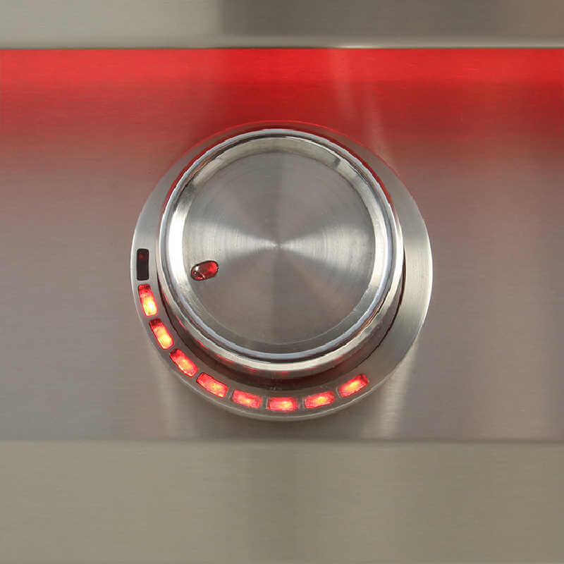 Alfresco AIPG Grill | Gas Knob Red Lighting