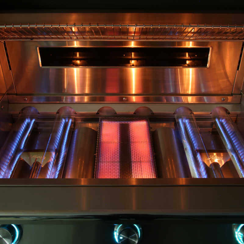Alfresco AIPG Grill | Sear Burner On