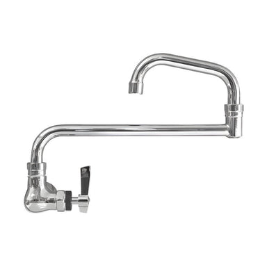 Alfresco Pot Filler Outdoor Rated Cold Water Faucet With Double Joint Spout | Wall Mounting