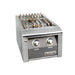 Alfresco Built-In Double Side Burner | Signal Grey Built