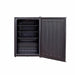 American Made Grills 22" Deluxe Outdoor Approved Compact Refrigerator | Black Interior