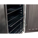 American Made Grills 22" Deluxe Outdoor Approved Compact Refrigerator | Black Wire Shelves