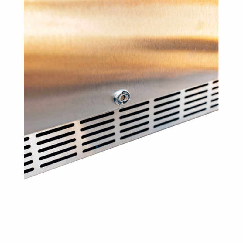 American Made Grills 24" 5.1c Outdoor Rated Refrigerator | Door Key Lock