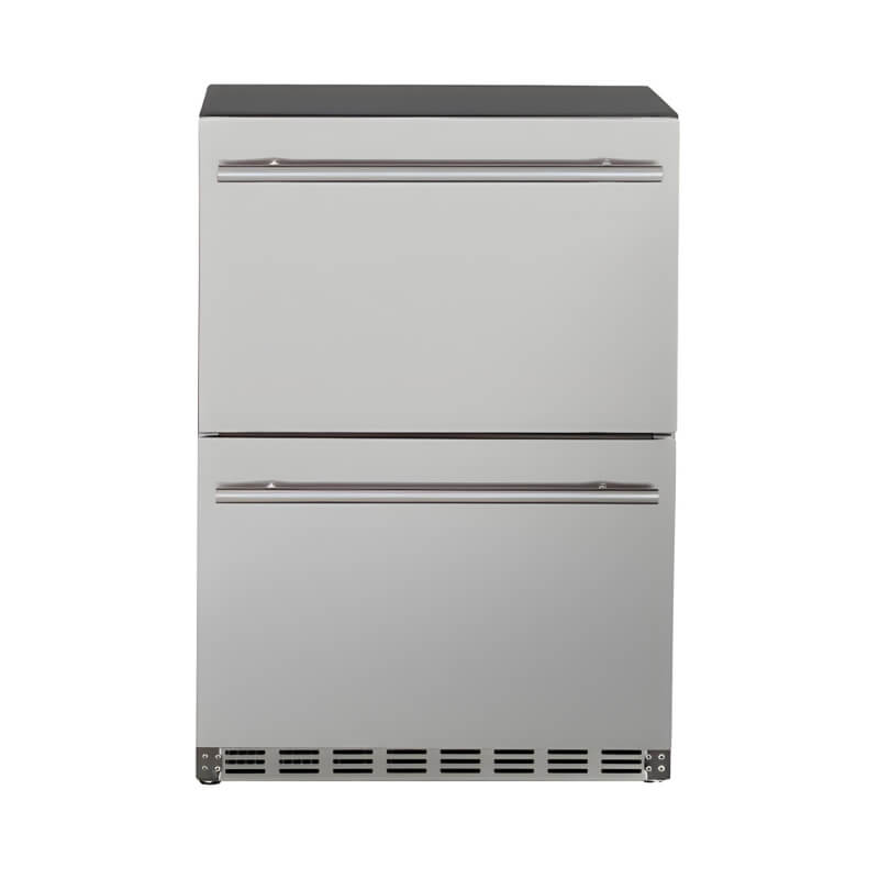 American Made Grills 24-Inch Two Drawer Refrigerator