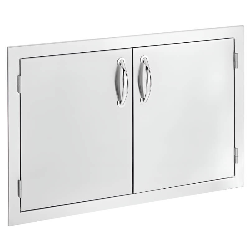 American Made Grills 26-Inch Stainless Steel Double Access Door | Flush Mount Flange