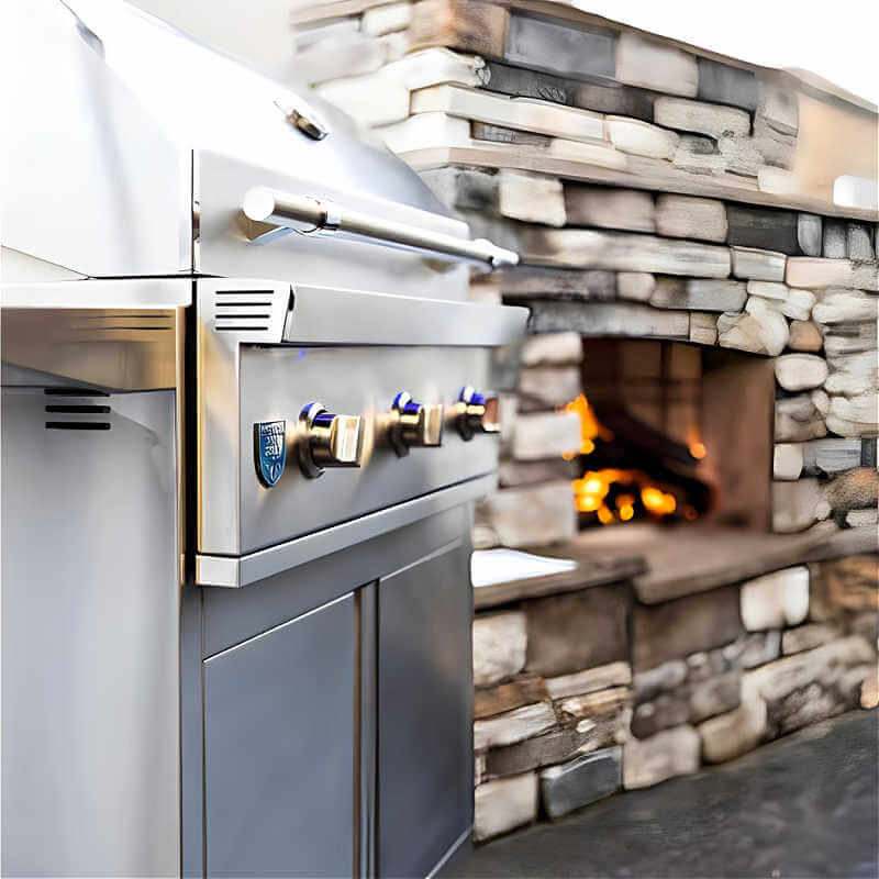 American Made Grills Atlas 36 Inch Freestanding Grill