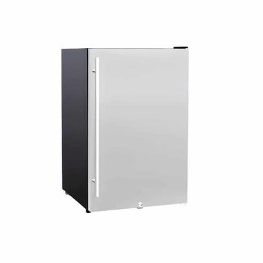 American Made Grills 22" Deluxe Outdoor Approved Compact Refrigerator | Stainless Steel Upgraded Door