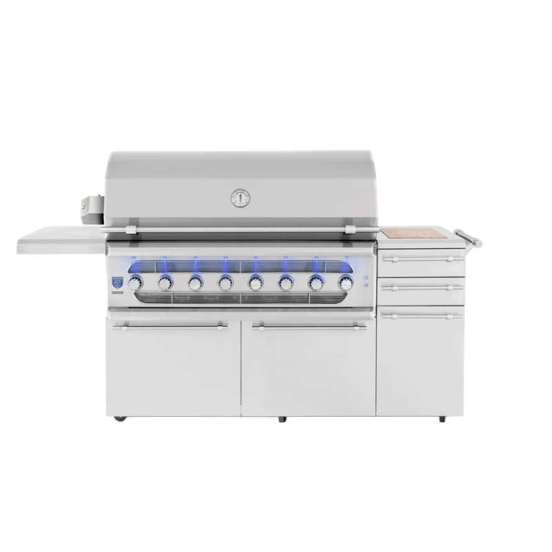 American Made Grills Muscle 54 Inch Hybrid Freestanding Grill - MUSFS54