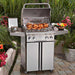 American Outdoor Grill T Series 24 Inch 2 Burner Portable Gas Grill With Side Burner | Shown on Patio