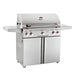 American Outdoor Grill T Series 36 Inch 3 Burner Freestanding Gas Grill With Side Burner