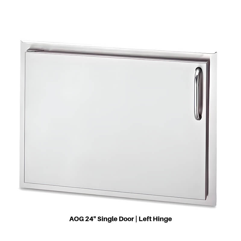 American Outdoor Grill 24 Inch Single Access Door | Left Hinge