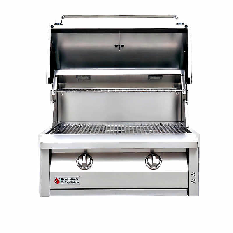 American Renaissance Grill 30 Inch 2 Burner Gas Grill | Pull-Out Grease Tray