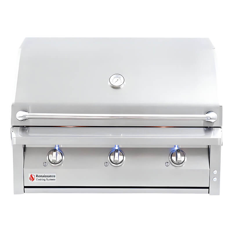 American Renaissance Grill 36 Inch 3 Burner Built In Gas Grill