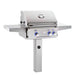 American Outdoor Grill 24 Inch 2 Burner In-Ground Post L Series Gas Grill with Rotisserie Kit & Infrared Back Burner