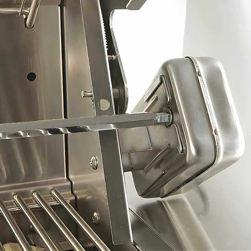 Artisan 36-Inch 3 Burner Built-In Gas Grill | Rotisserie Kit 50 lb. Torque Motor