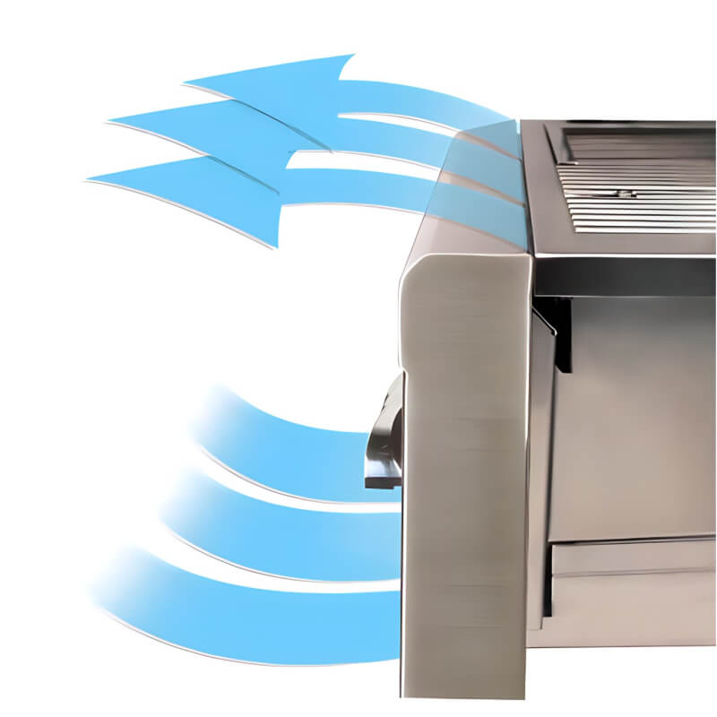 Artisan Gas Grill | Air Cooled Control Gas Panel