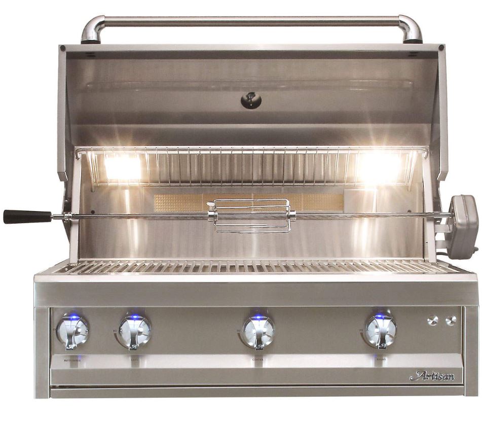 Artisan Professional 36-Inch Freestanding Gas Grill | Double Walled Hood