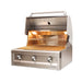 Artisan Series 32-Inch 3 Burner Built-In Gas Grill | Grill Hood Opened