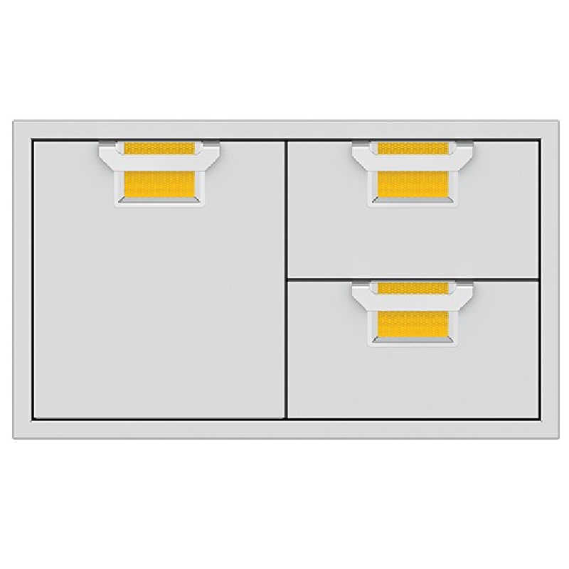 Aspire 36-Inch Door Double Drawer Combo | Sol