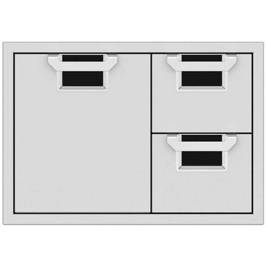 Aspire 30-Inch Door Double Drawer Combo | Stealth