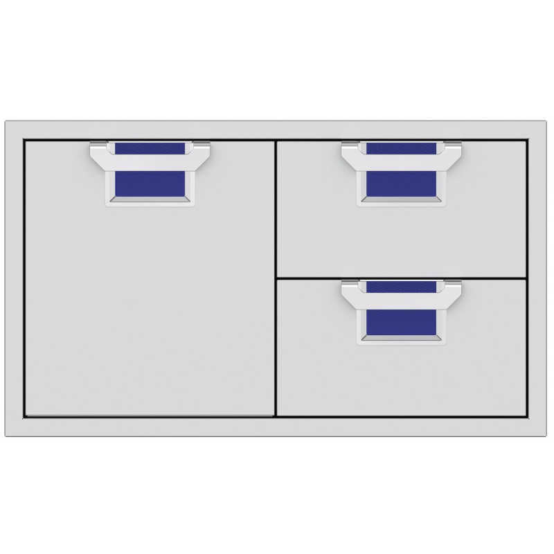 Aspire 36-Inch Door Double Drawer Combo | Prince