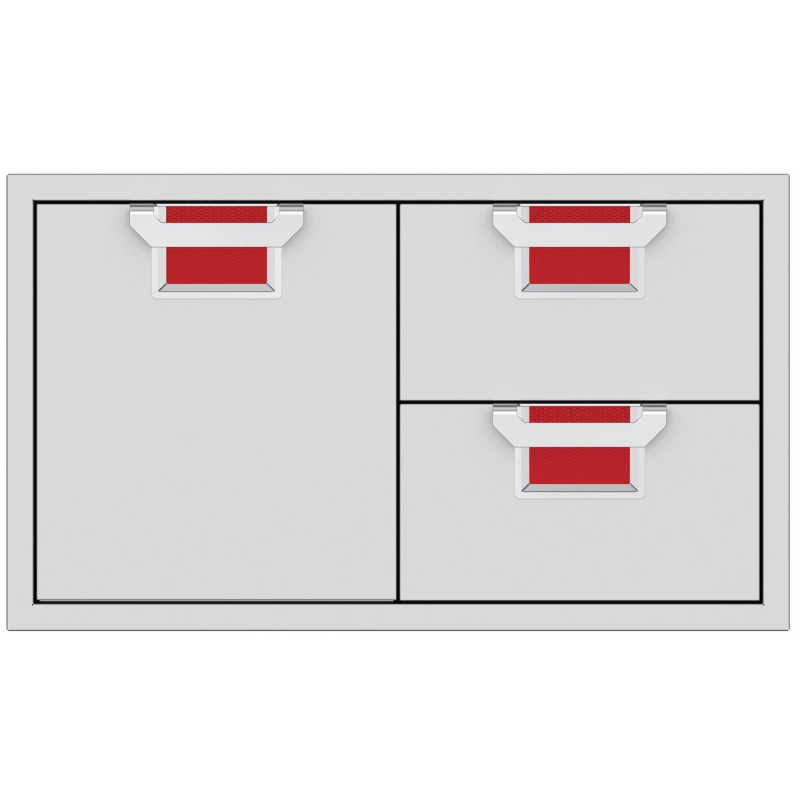 Aspire 36-Inch Door Double Drawer Combo | Matador