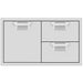 Aspire 36-Inch Door Double Drawer Combo | Steeletto