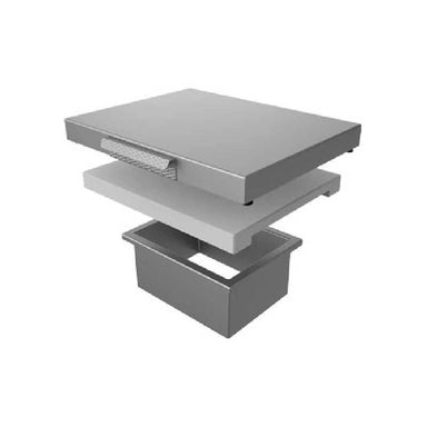 Hestan 6-Inch Countertop Trash Chute With Cutting Board