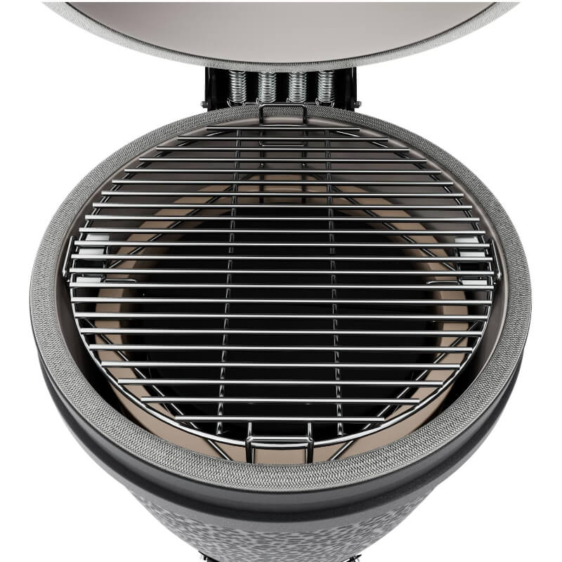 BSTRD.CORE B302G-USA Large Solo Kamado Grill in Graphite - Inside