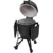 BSTRD.CORE B303G-USA Medium Complete Kamado Grill in Graphite-Open Side