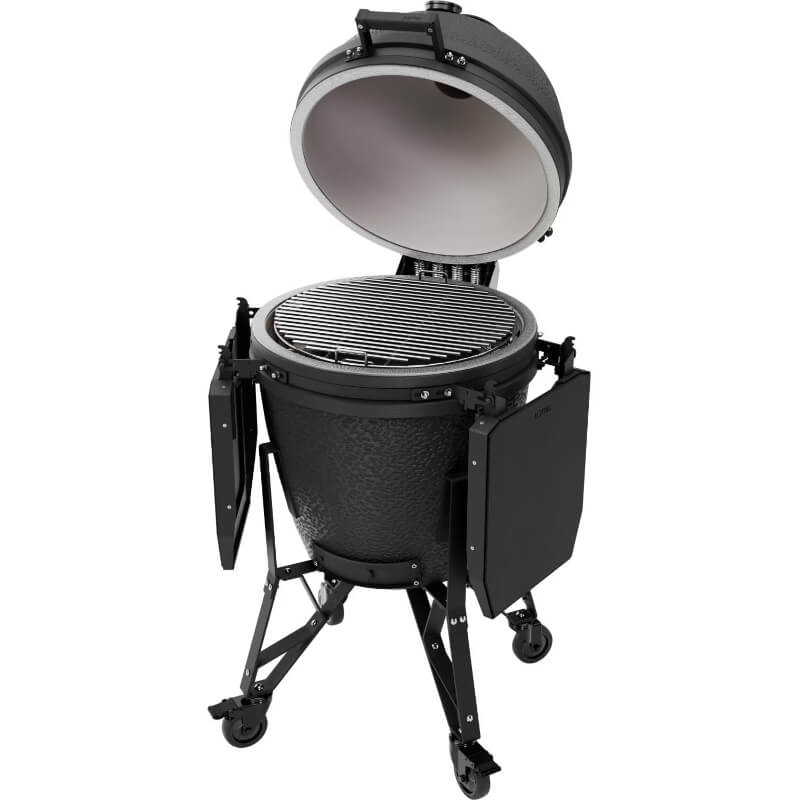 BSTRD.CORE B303G-USA Medium Complete Kamado Grill in Graphite-Open Side