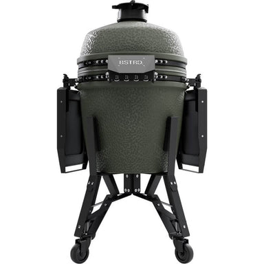BSTRD.PRO BP301A-USA Large Complete Kamado Grill in Alpine Green - Back