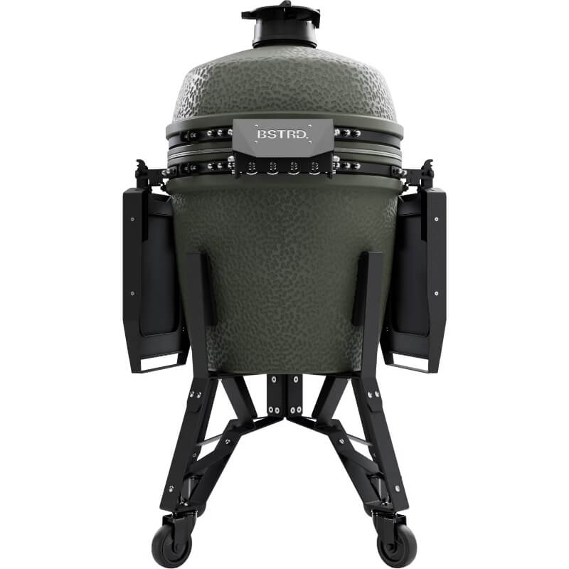 BSTRD.PRO BP301A-USA Large Complete Kamado Grill in Alpine Green - Back