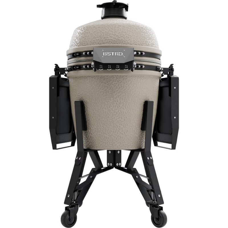 BSTRD.PRO BP301D-USA Large Complete Kamado Grill in Desert Sand-Back