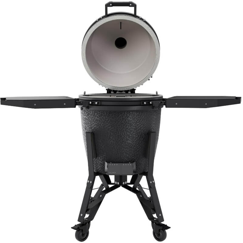 BSTRD.PRO BP301G-USA Large Complete Kamado Grill in Graphite-Open